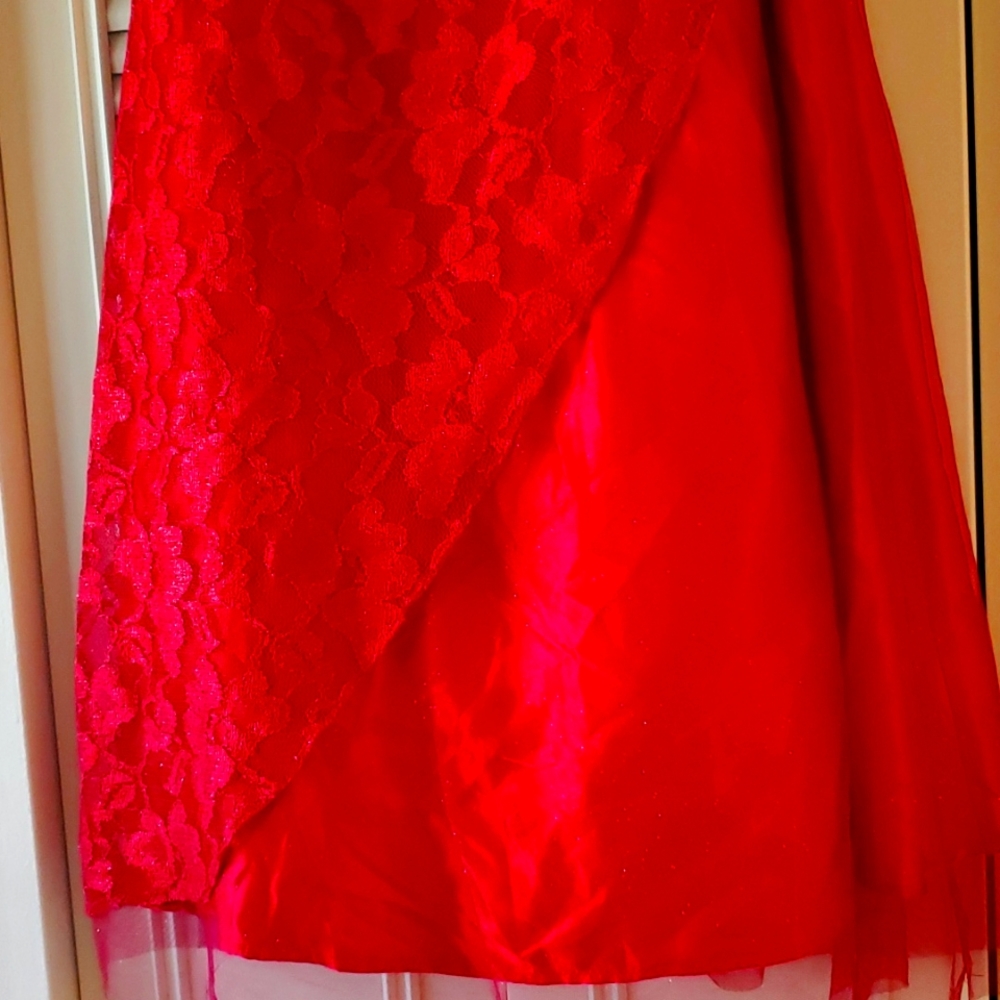 Formal Red Dress - Picture 4 of 6